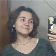 Studentessa del liceo per ripetizioni di inglese